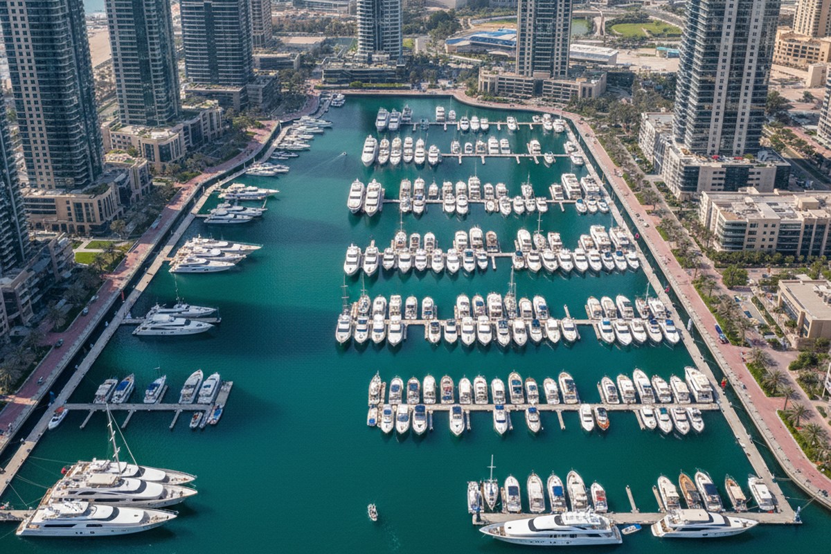 Overview of yacht rental companies at Dubai Marina