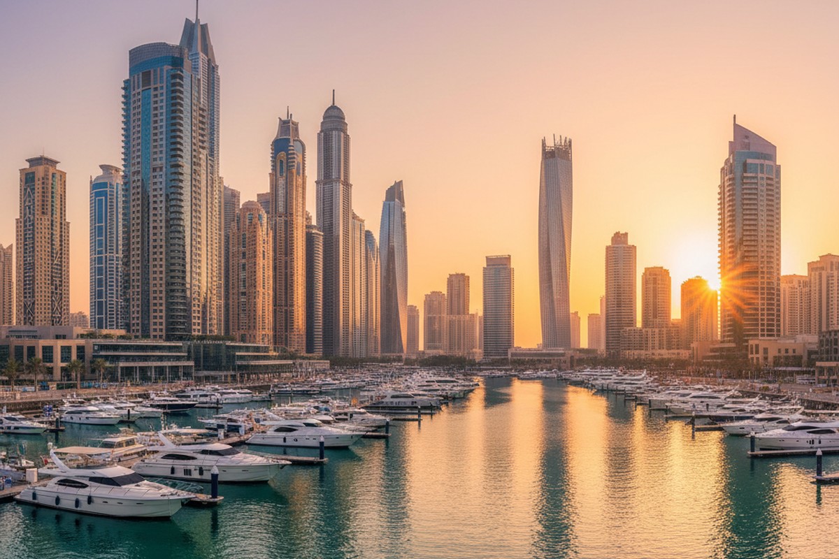 Dubai Marina Wahrzeichen Sightseeing-Ratgeber