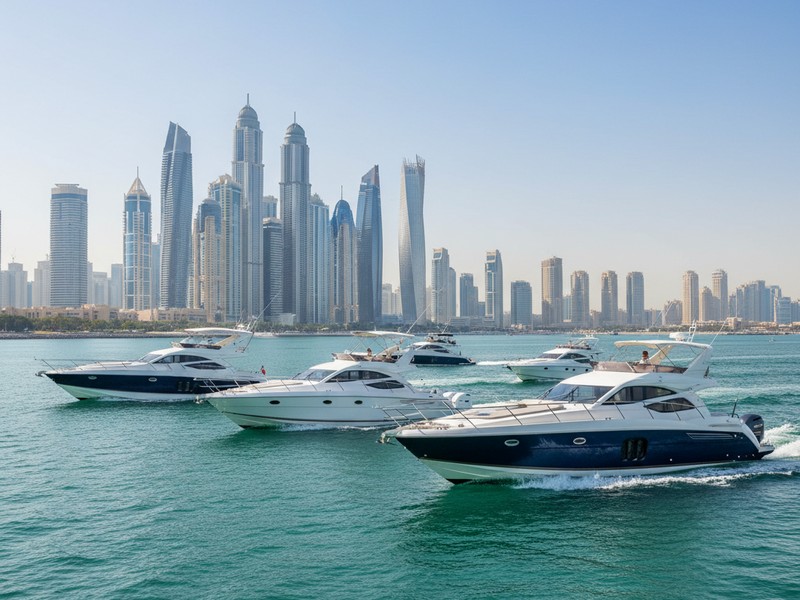 Gulf Craft speedboats Dubai 35ft 45ft 55ft sport fishing yachts rental