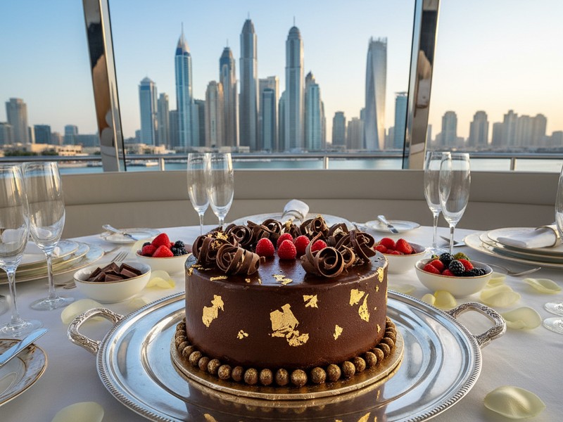 Deluxe Chocolate Birthday Cake