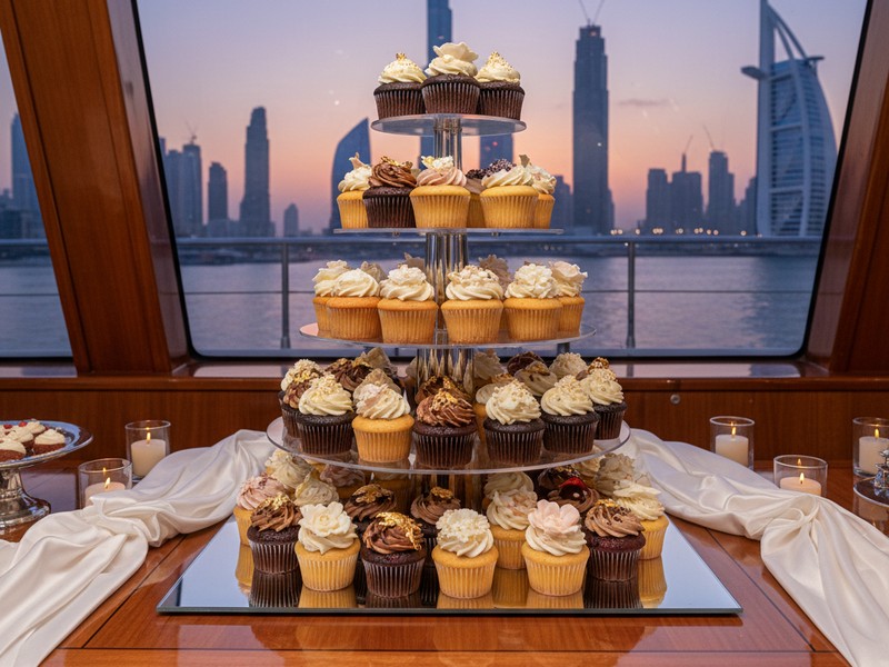Birthday Cupcakes Tower
