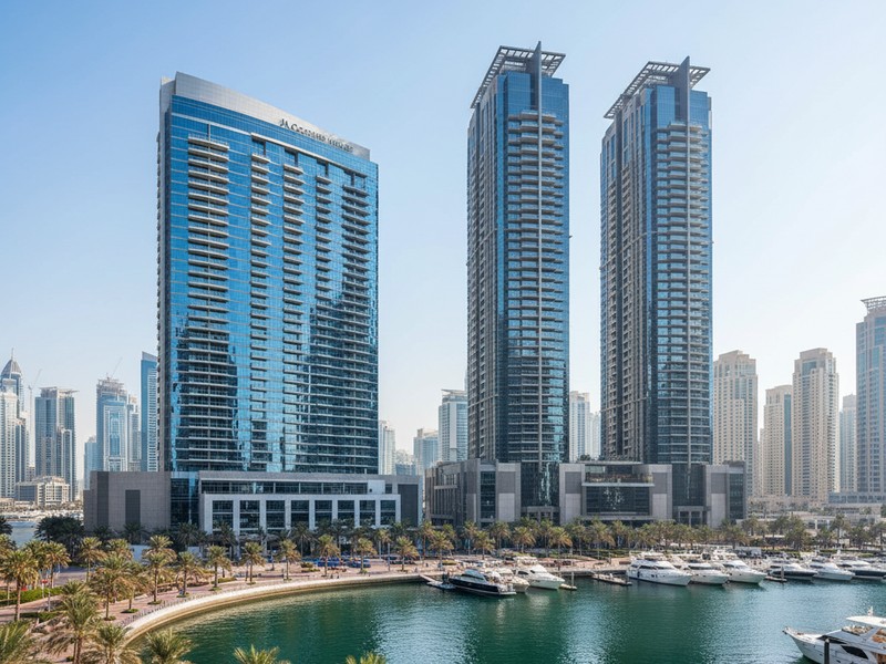 Nearby hotels walking distance to Dubai Marina yacht club - JA Ocean View Grosvenor House