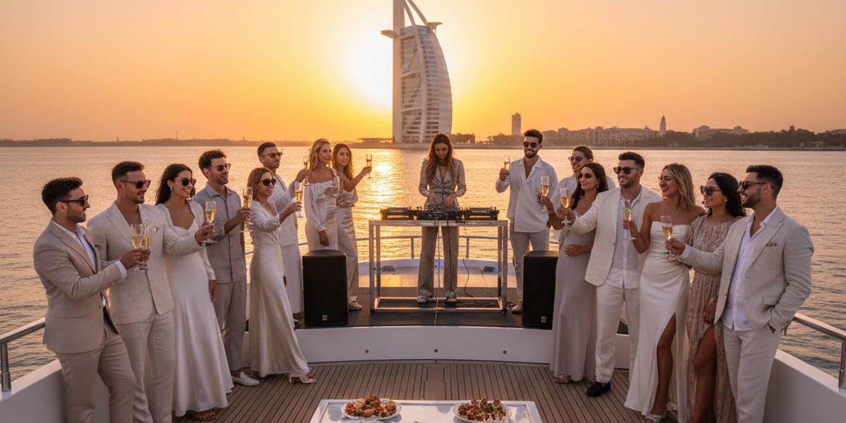 21st and 30th birthday celebration on yacht with young adults