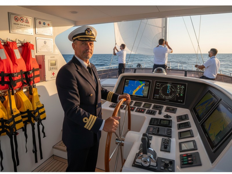 Fête en yacht sûre et agréée avec capitaine professionnel