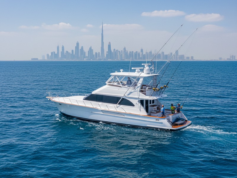 Deep sea offshore Dubai fishing 12-18 miles
