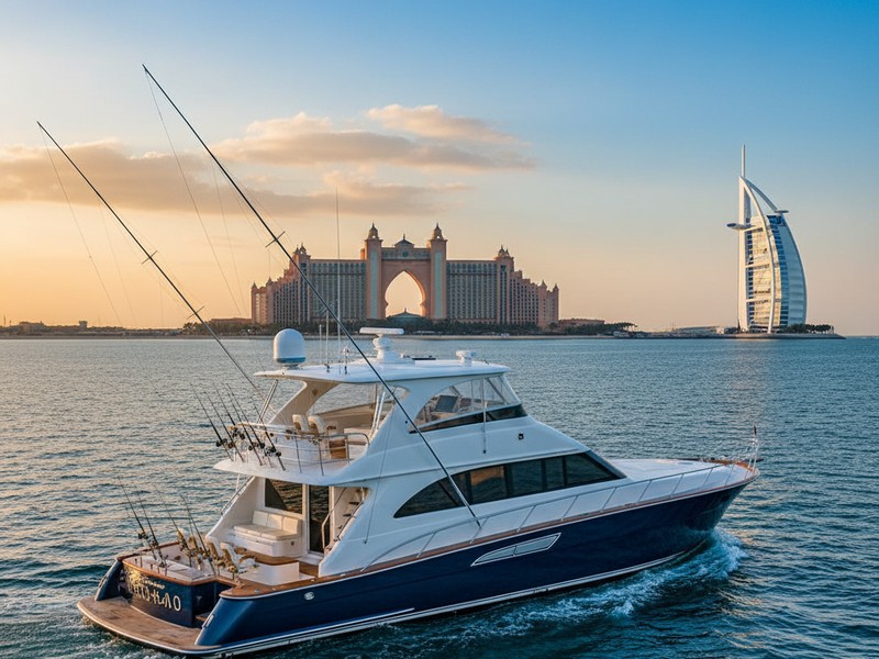 Palm Jumeirah Burj Al Arab fishing route