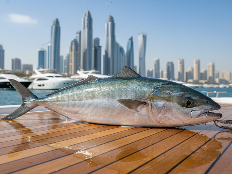 Kingfish species Dubai waters 10-15kg catch