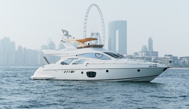 Azimut My Choice 55 ft premium boat rental Dubai - up to 17 guests