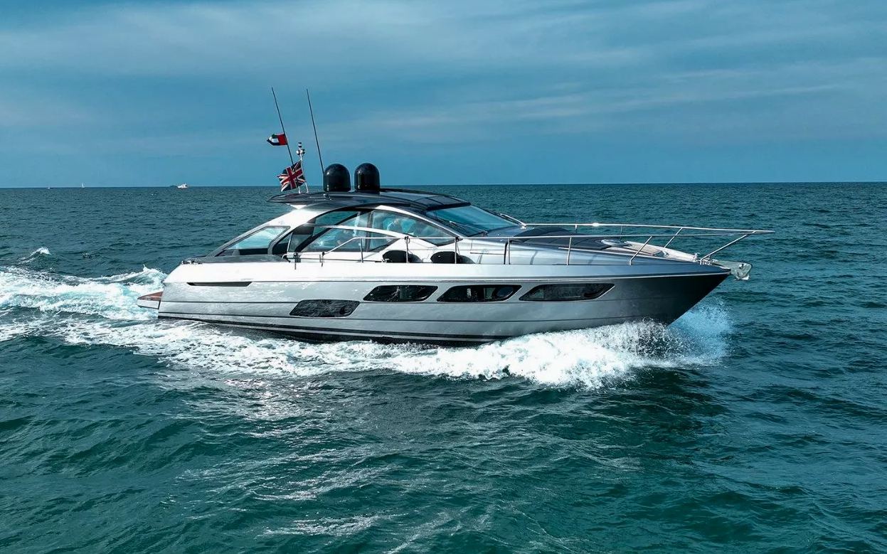 Pershing 5X Shark Grey in Dubai, 52 ft